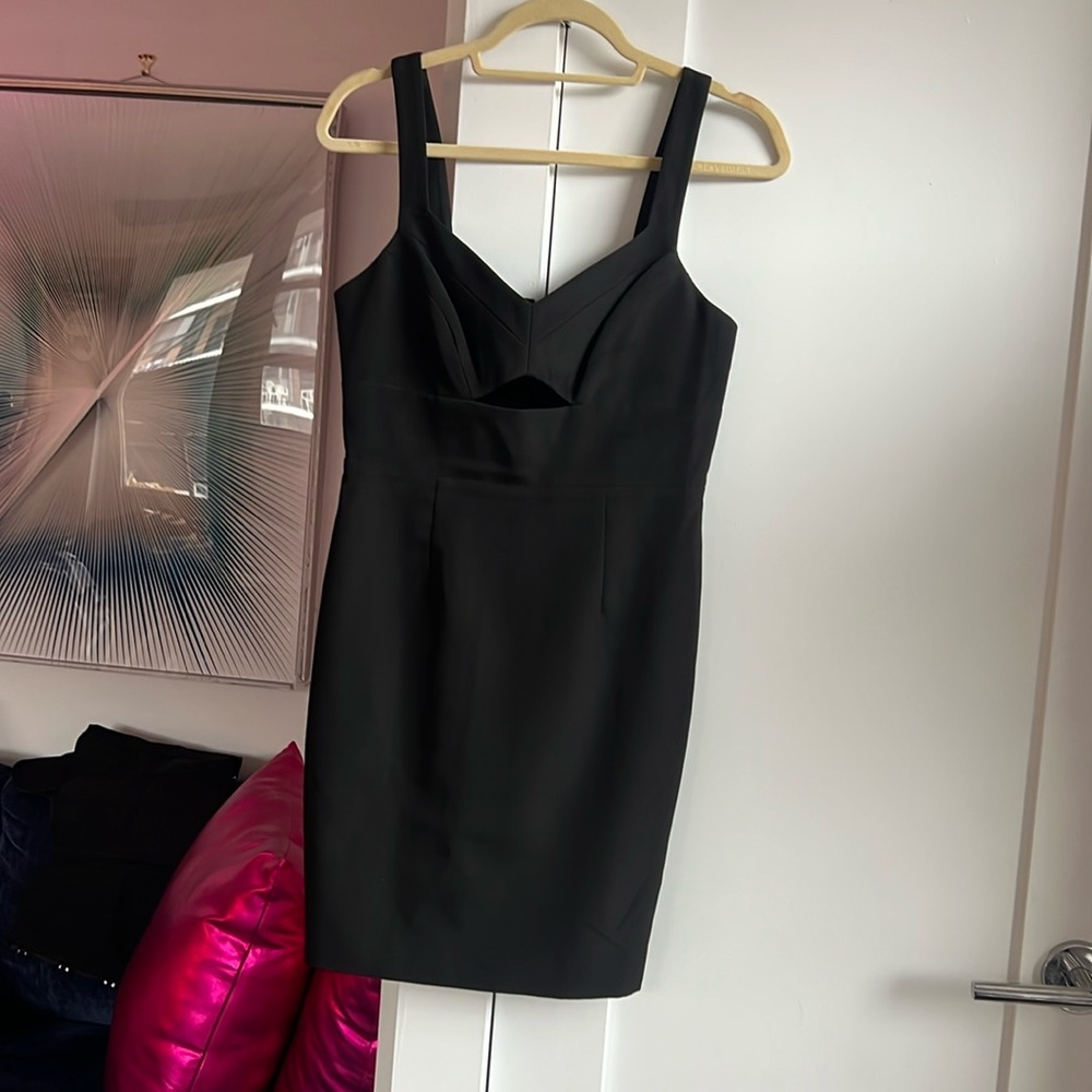 Yumi Kim front cut out cocktail dress - black - small